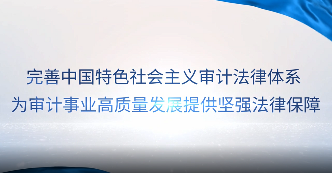 [專家談審計(jì)法]彭新林：完善中國(guó)特色社會(huì)主義審計(jì)法律體系，為審計(jì)事業(yè)高質(zhì)量發(fā)展提供堅(jiān)強(qiáng)法律保障